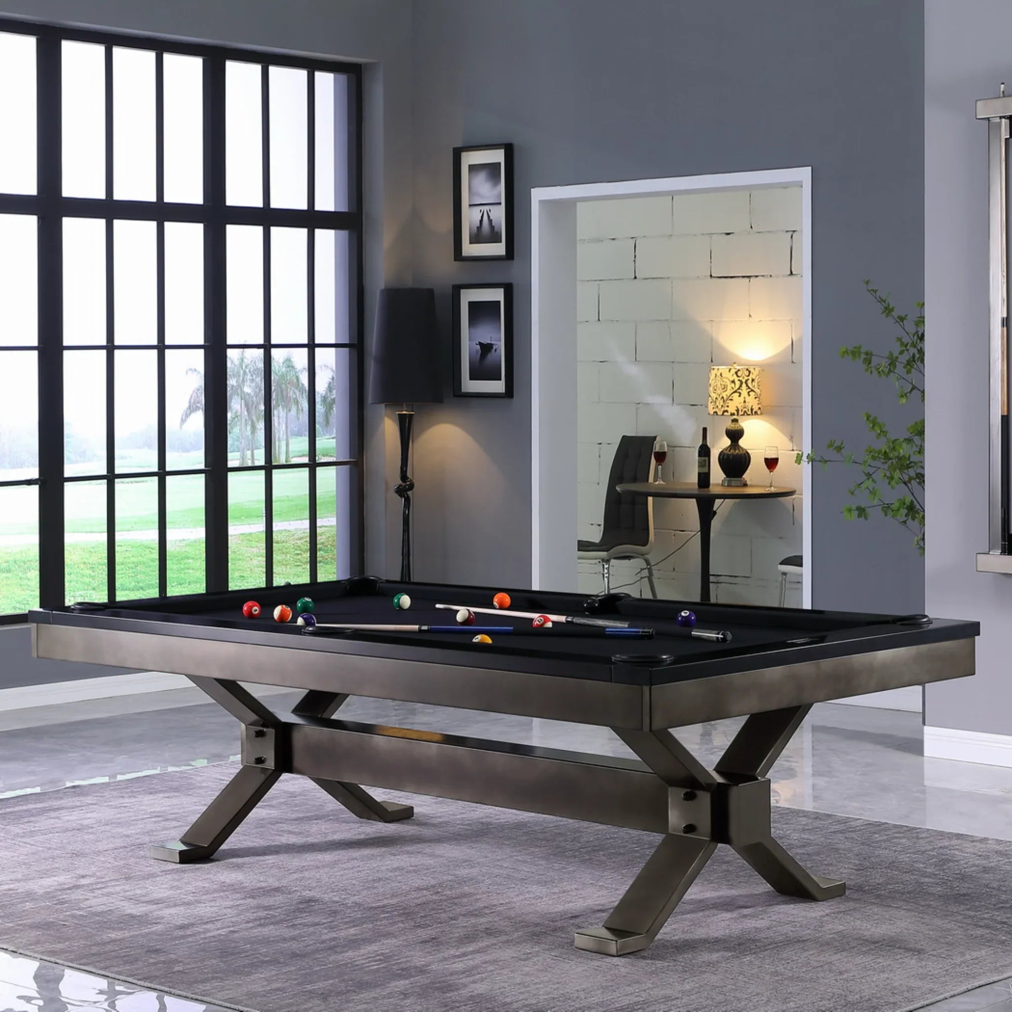 Industrial Pool Table Series by Plank & Hide – DreamHome GAMEROOMS