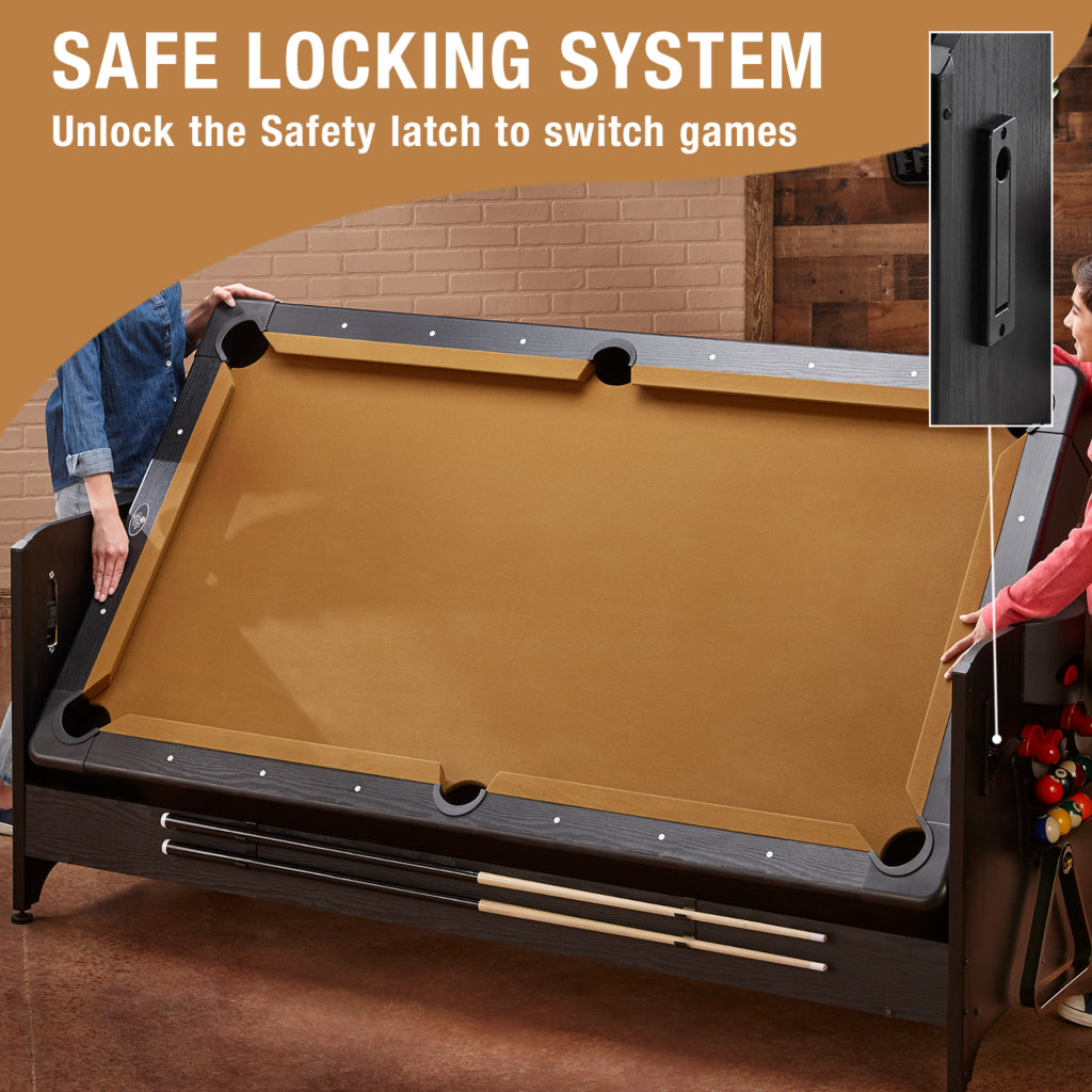 Original 3-in-1 Pockey™ 7' Multi-Game Table by Fat Cat 64-1052