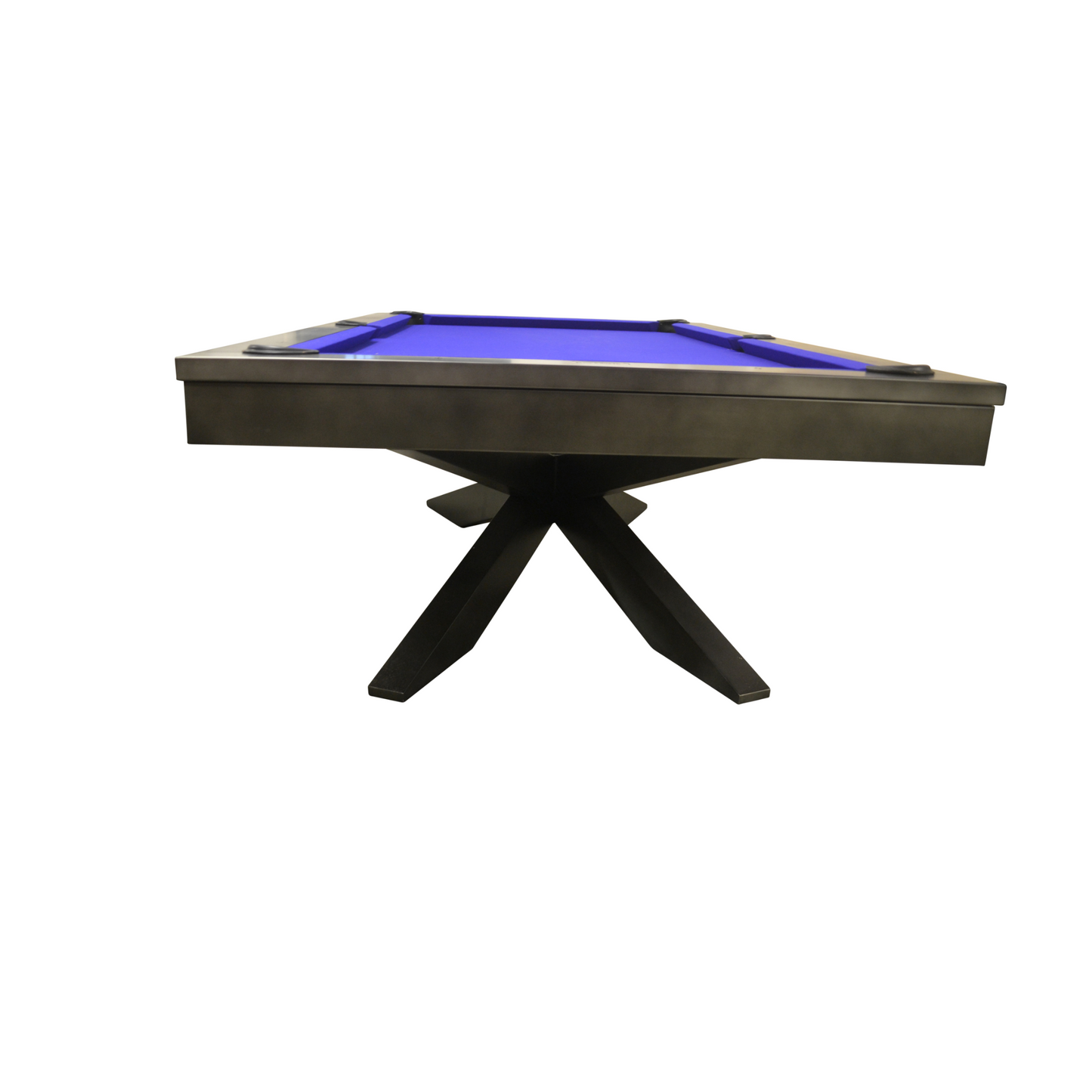 Felix 8' Pool Table Gun Metal Grey Plank & Hide 28005-GUN