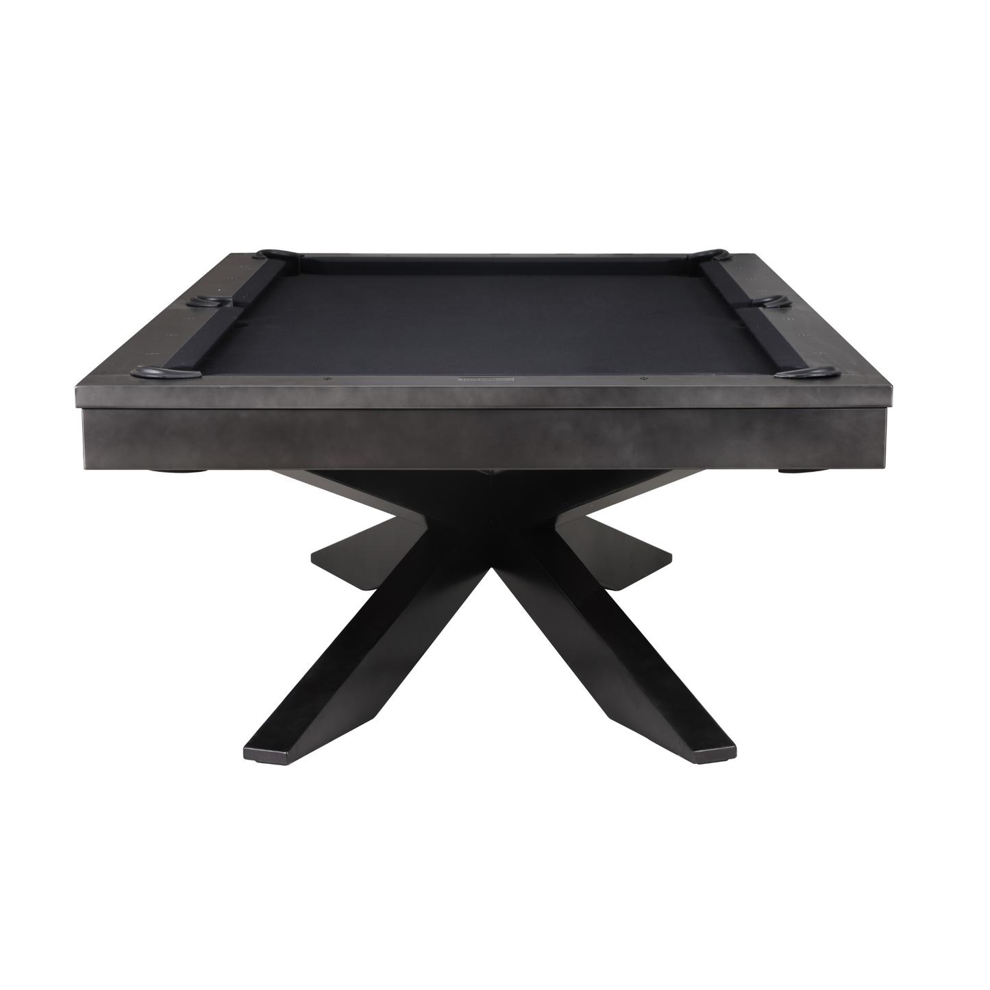 Felix 8' Pool Table Gun Metal Grey Plank & Hide 28005-GUN