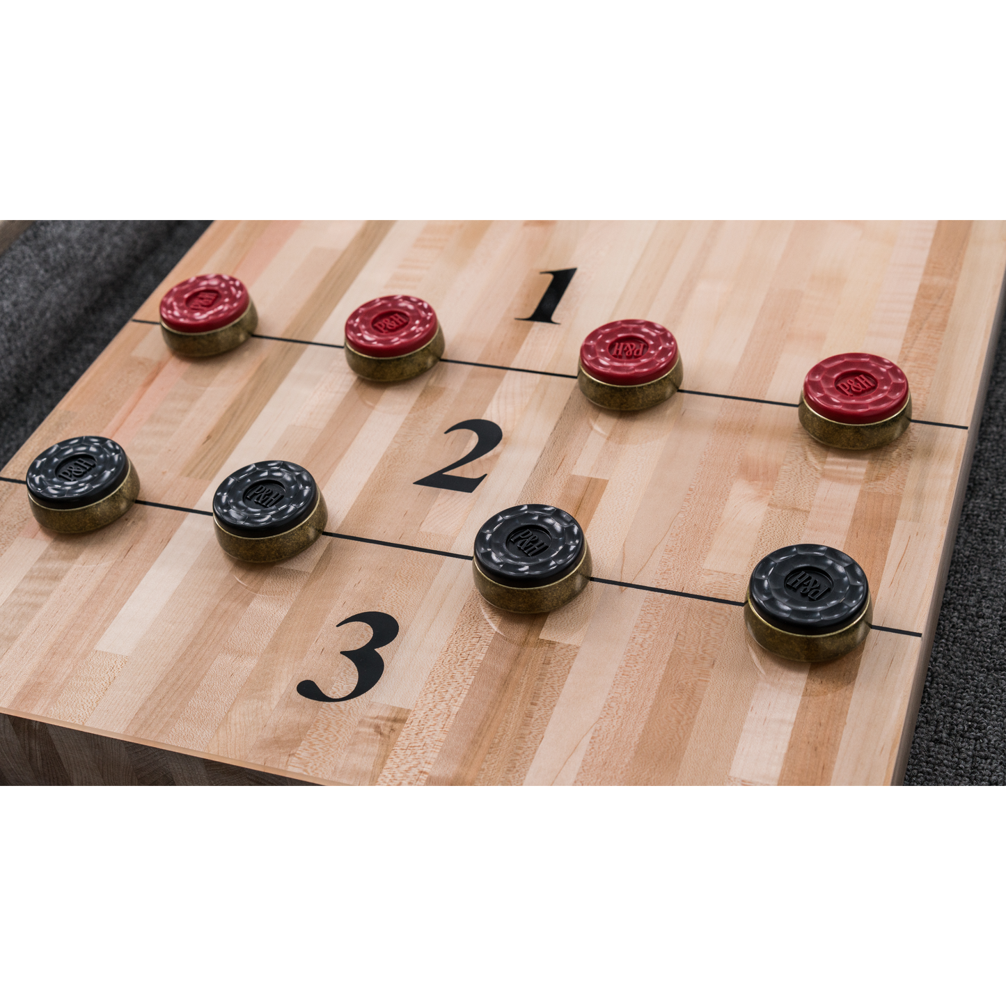 Beaumont Shuffleboard Table Plank & Hide (87500)