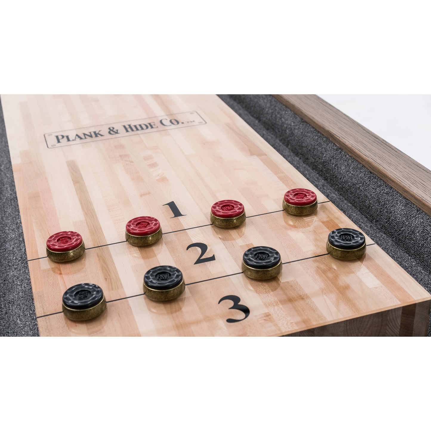 Beaumont Shuffleboard Table Plank & Hide (87500)
