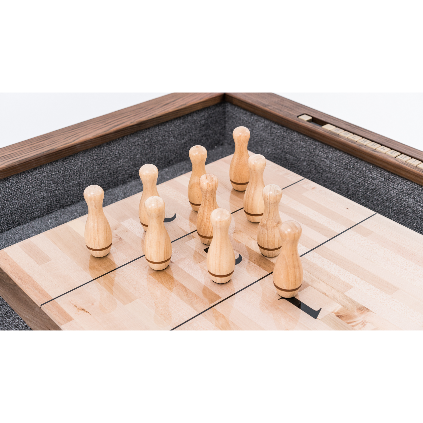 Shuffleboard Bowling Pin Set Plank & Hide 87048
