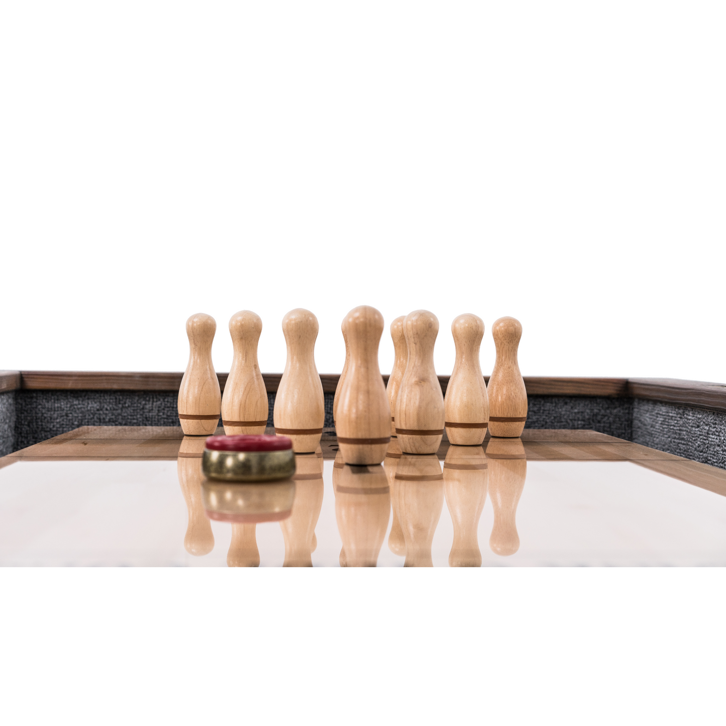 Shuffleboard Bowling Pin Set Plank & Hide 87048