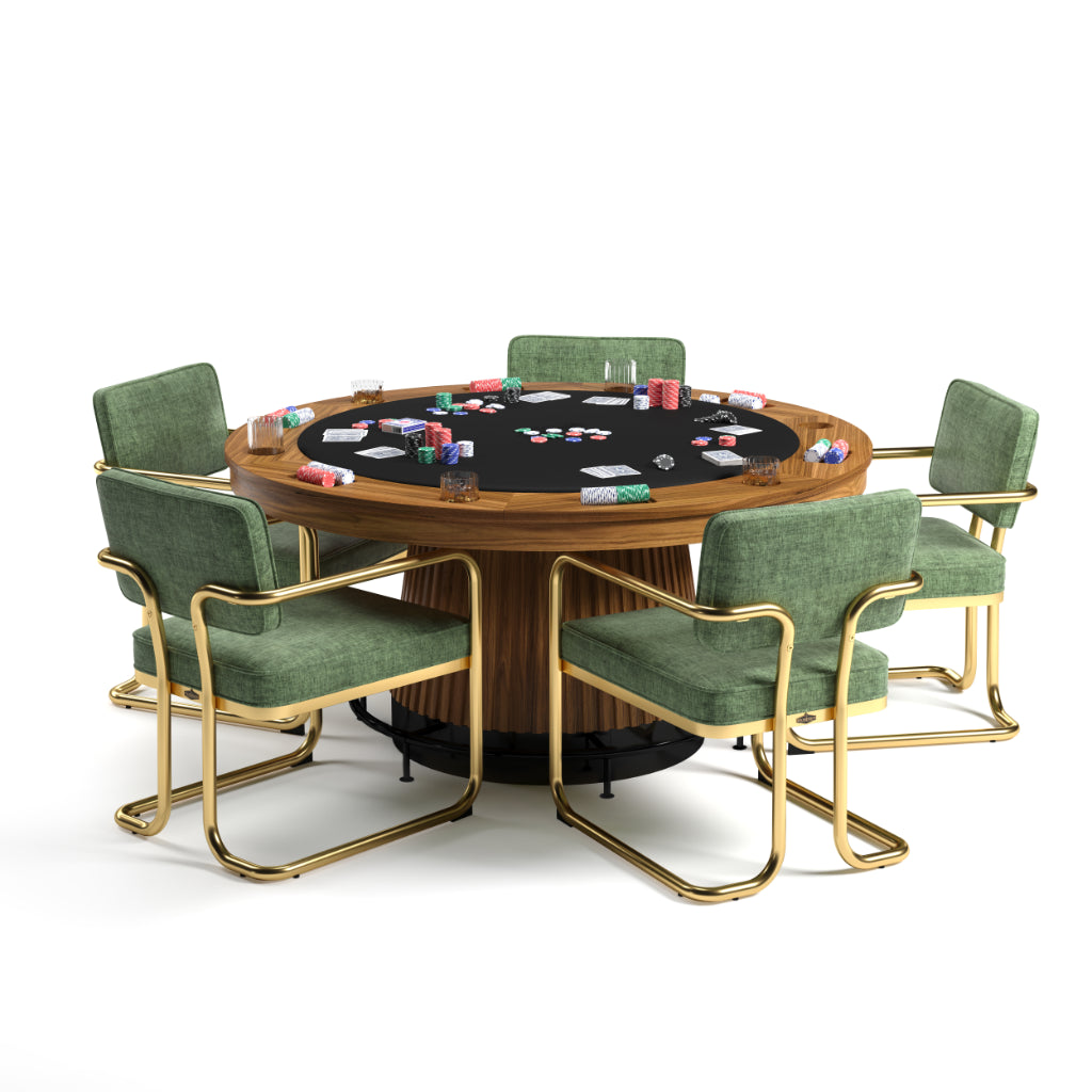 Prohibition Series 60" Poker Table RAM Game Room (PRO60TBL)