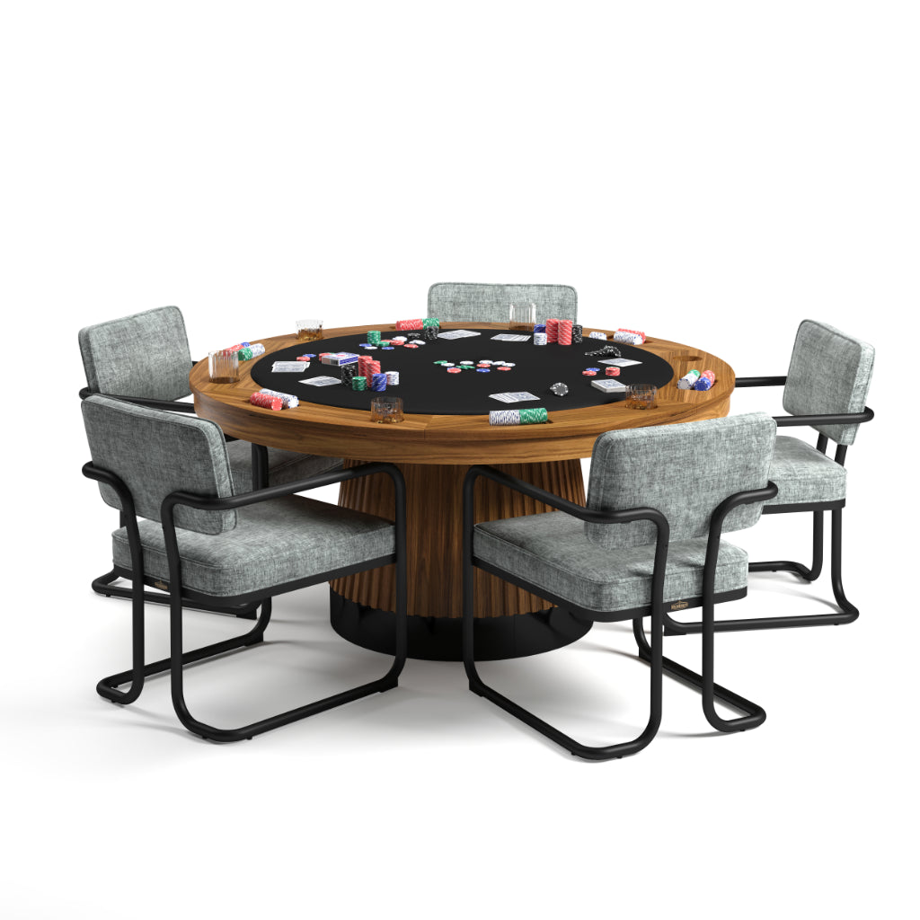Prohibition Series 60" Poker Table RAM Game Room (PRO60TBL)