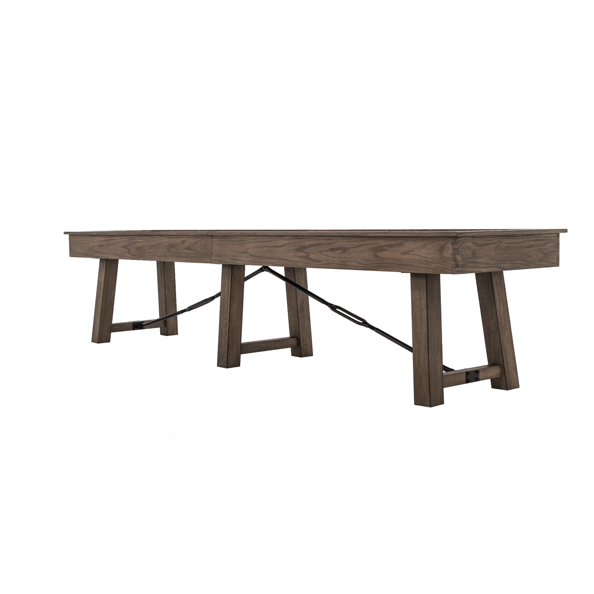 Isaac Shuffleboard Table Plank & Hide (87502)