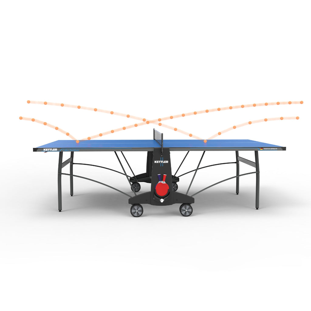 Cabo Outdoor Table Tennis Table 2-Player Bundle by KETTLER 7176-100K2
