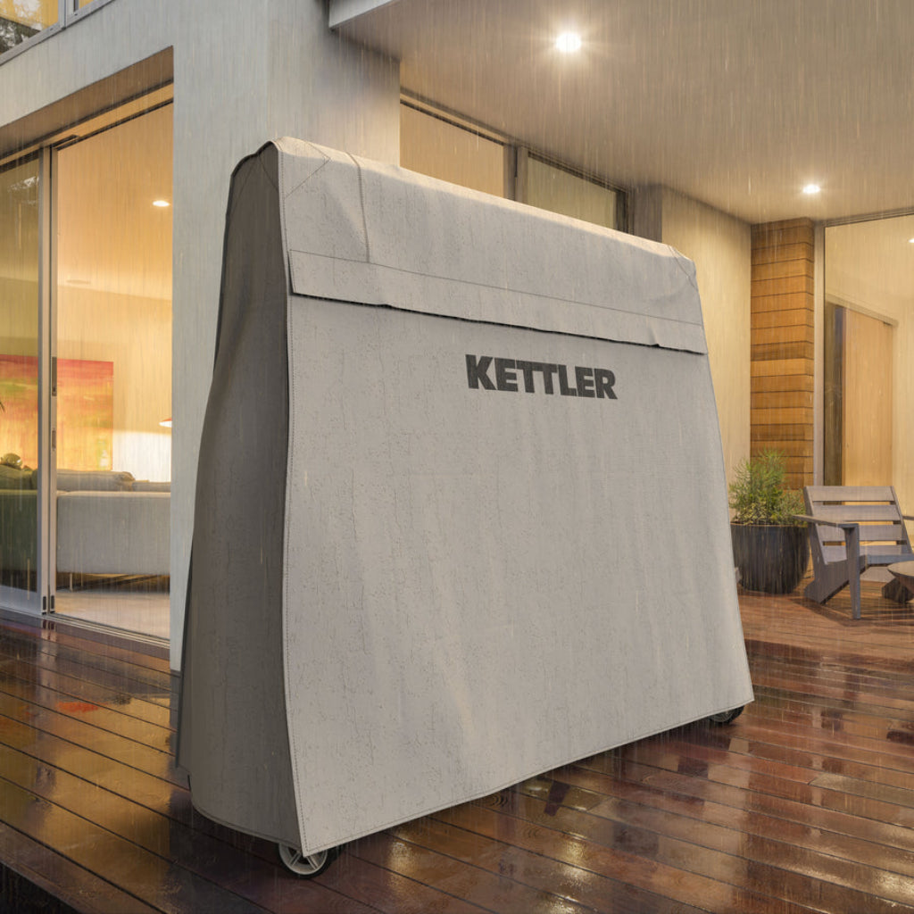 Cabo Outdoor Table Tennis Table 2-Player Bundle by KETTLER 7176-100K2