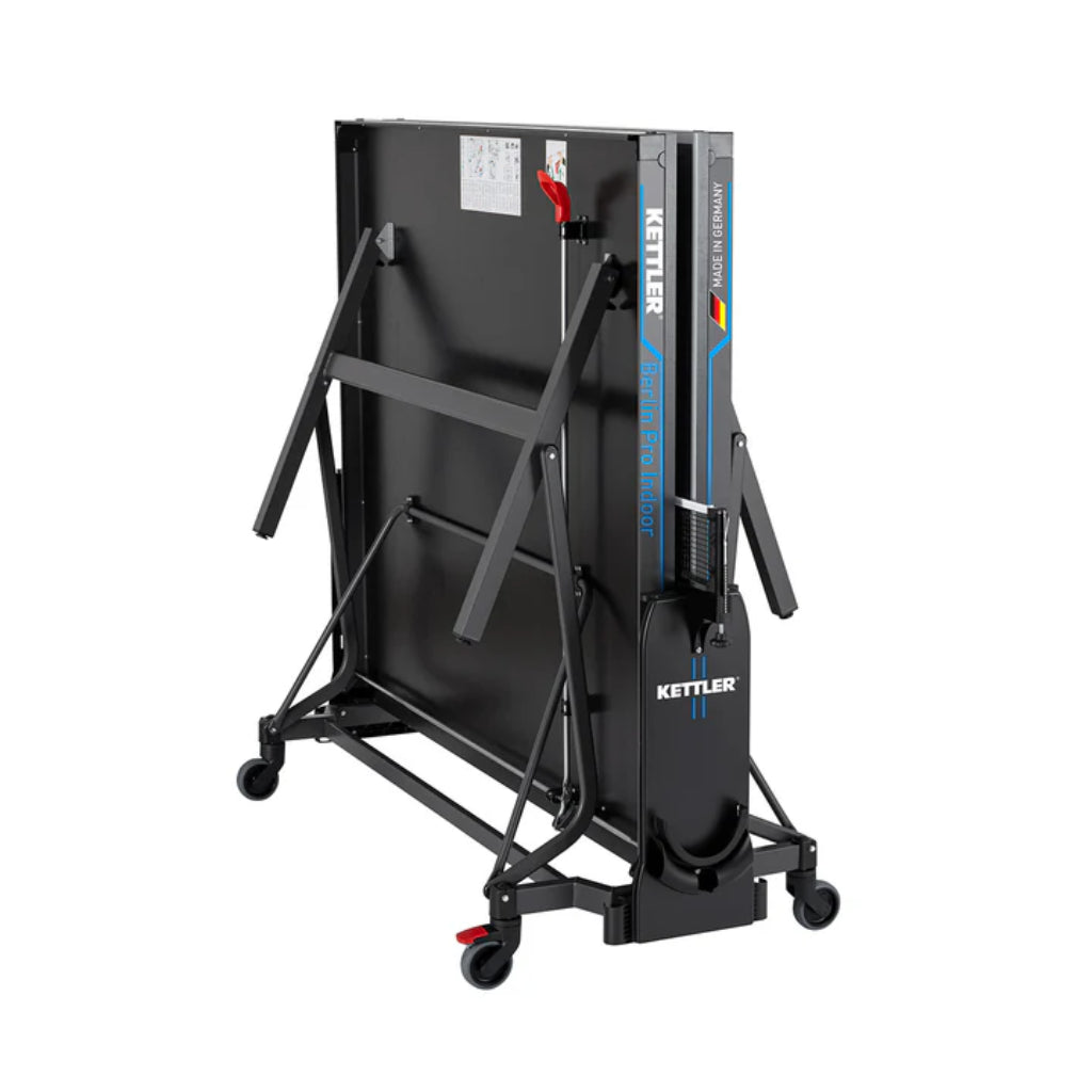 Berlin Pro table tennis table in locked storage position