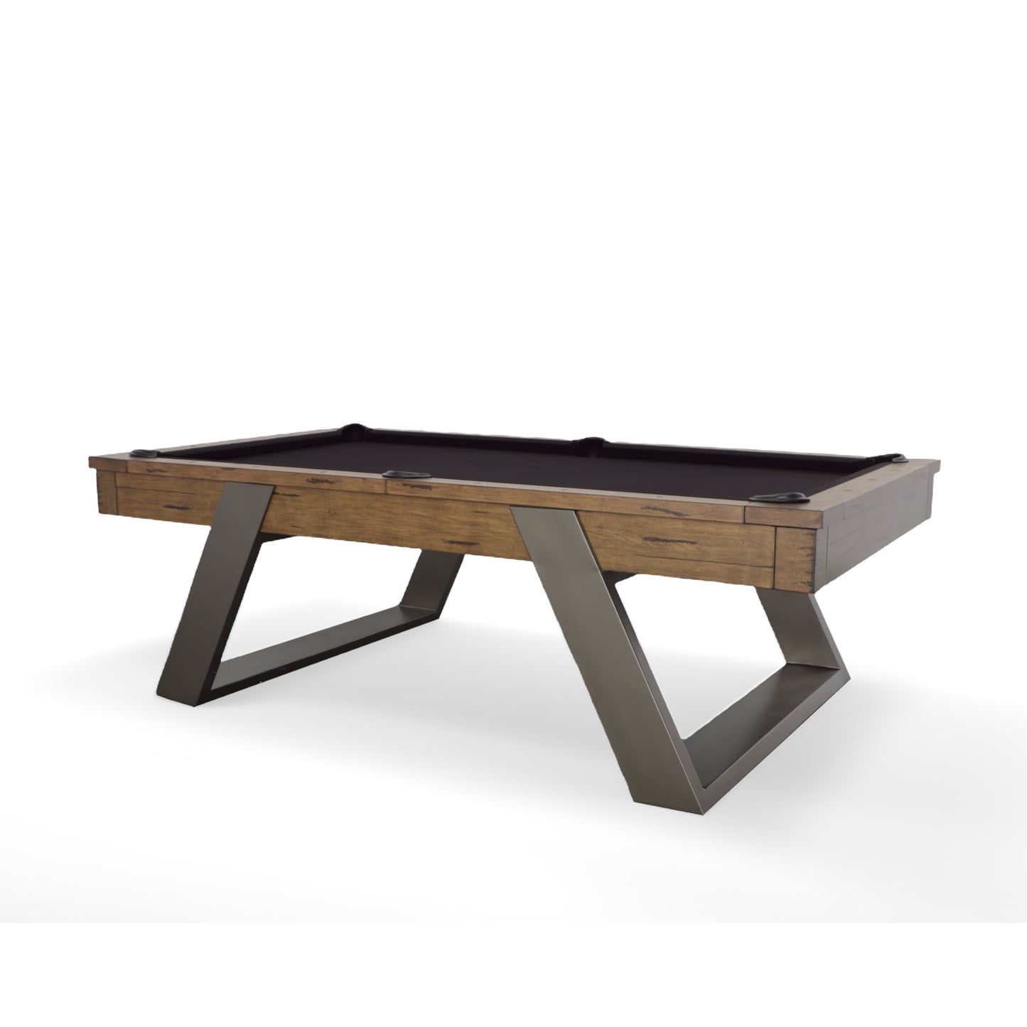 Modesto 8' Pool Table Plank and Hide 87044-WSK