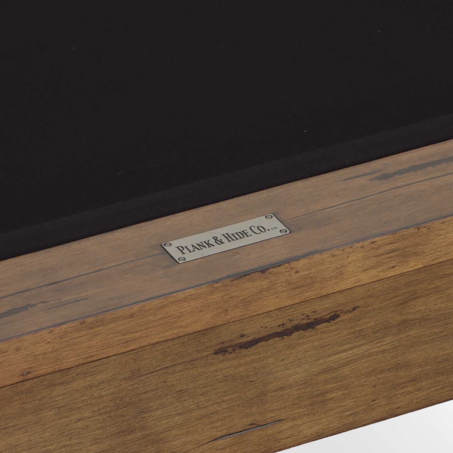 Modesto 8' Pool Table Plank and Hide 87044-WSK