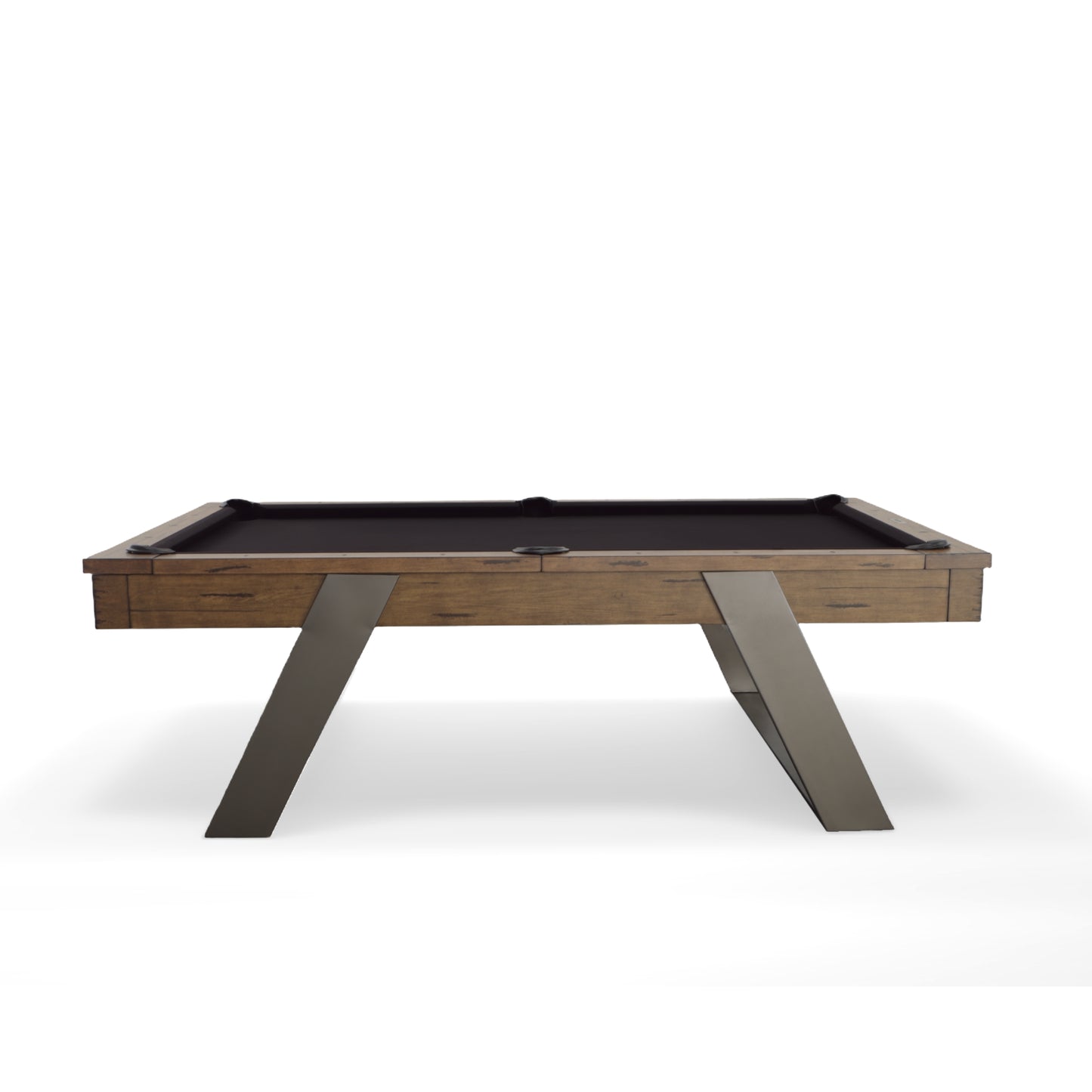 Modesto 8' Pool Table Plank and Hide 87044-WSK