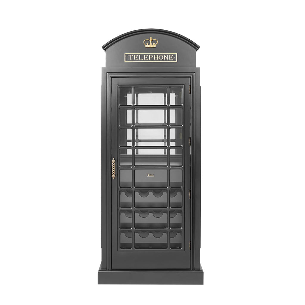 Old English Telephone Booth Bar Cabinet RAM Game Room OEBRCB