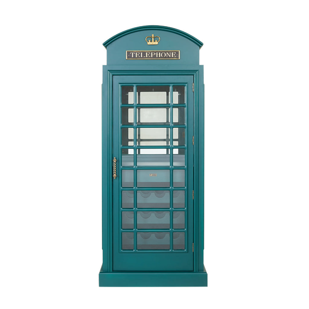 Old English Telephone Booth Bar Cabinet RAM Game Room OEBRCB