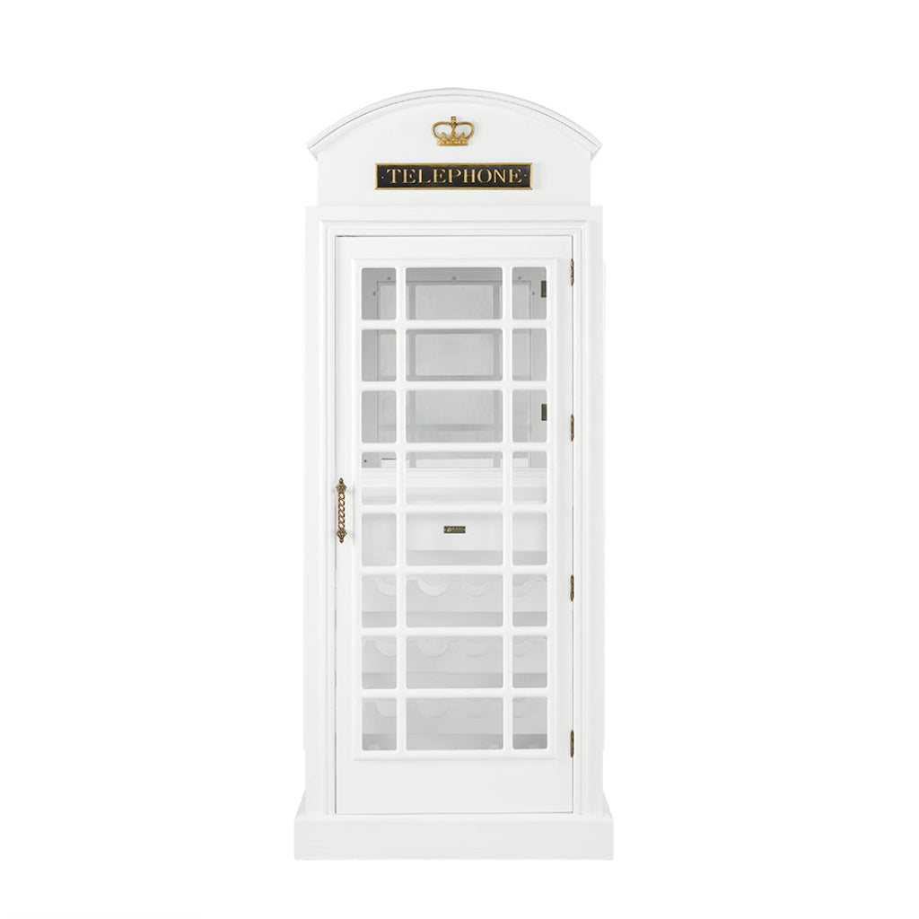 Old English Telephone Booth Bar Cabinet RAM Game Room OEBRCB