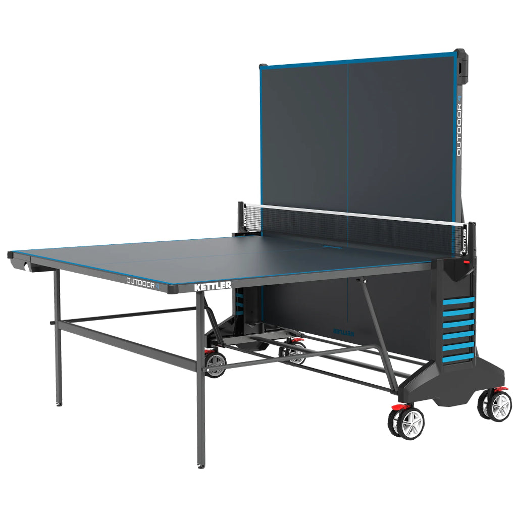 KETTLER Outdoor 4 Table Tennis Table Bundle 7167-890