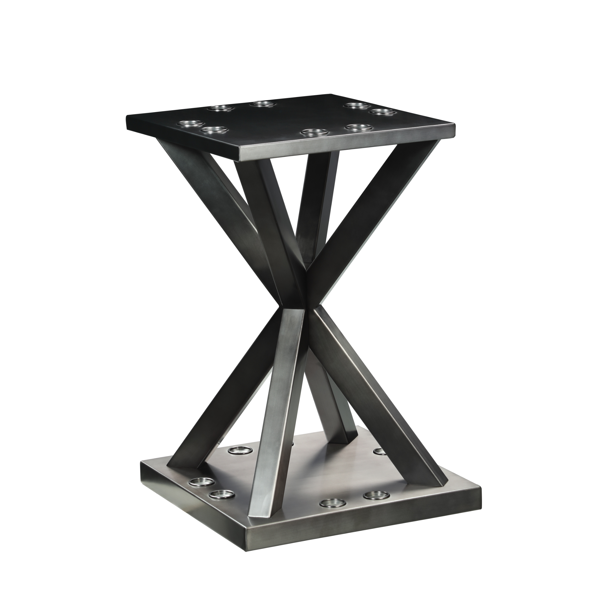 Steel Floor Cue Rack by Plank & Hide 28060-GUN