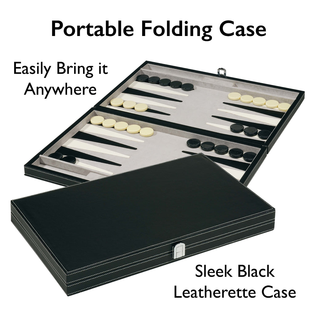 Classic Backgammon Set by Mainstreet Classics 55-0619