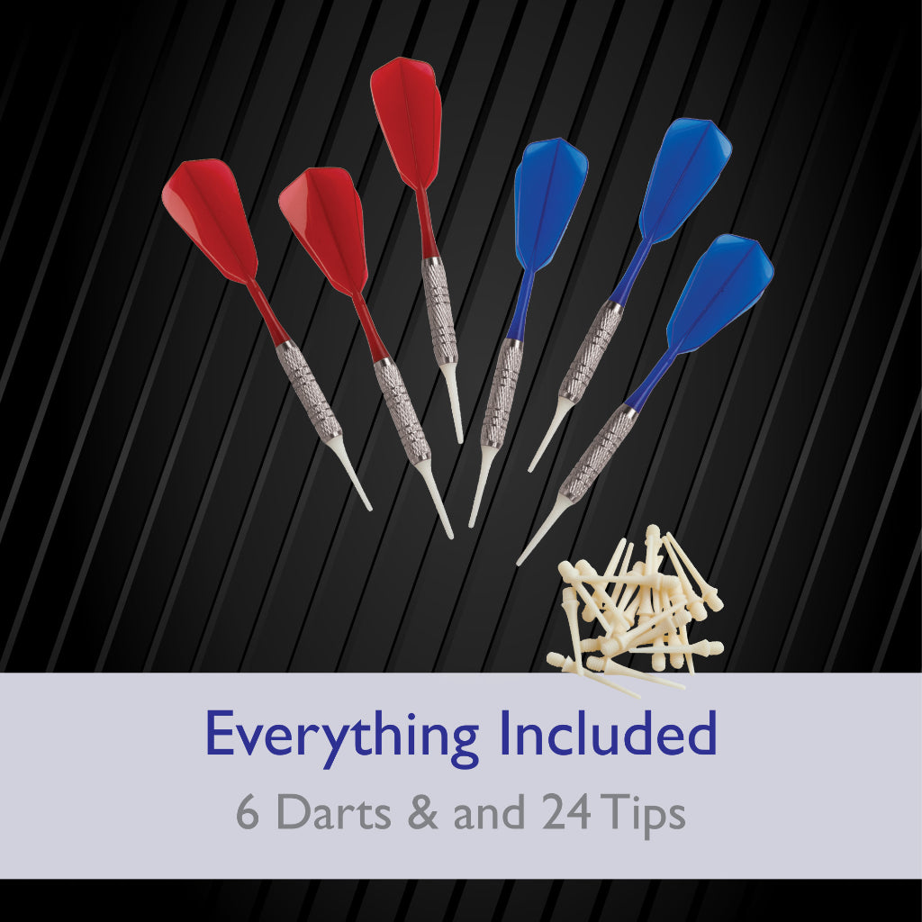 727 Electronic Dartboard, 13.5" Compact Target by Fat Cat 42-1010