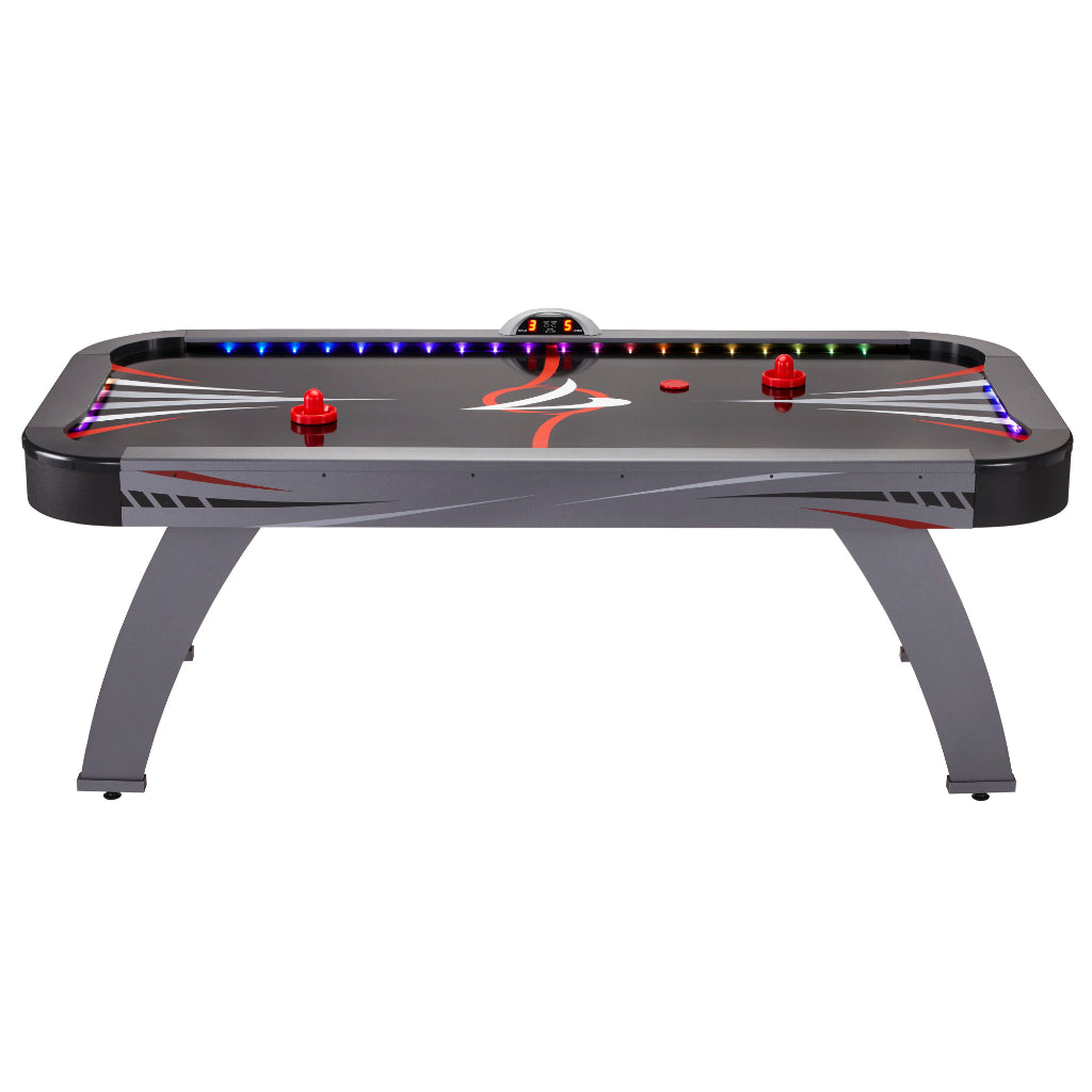 Volt 7' LED Illuminated Air Hockey Table by Fat Cat 64-3014