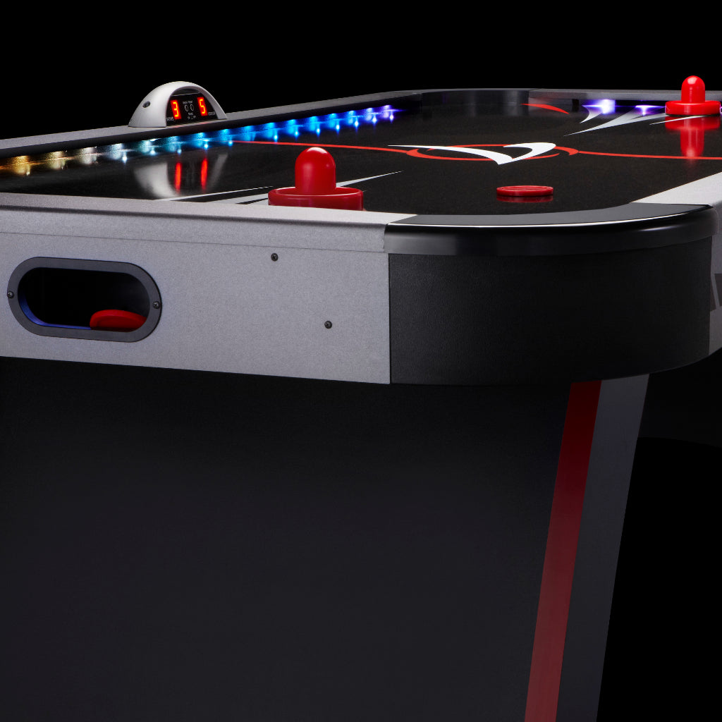 Volt 7' LED Illuminated Air Hockey Table by Fat Cat 64-3014