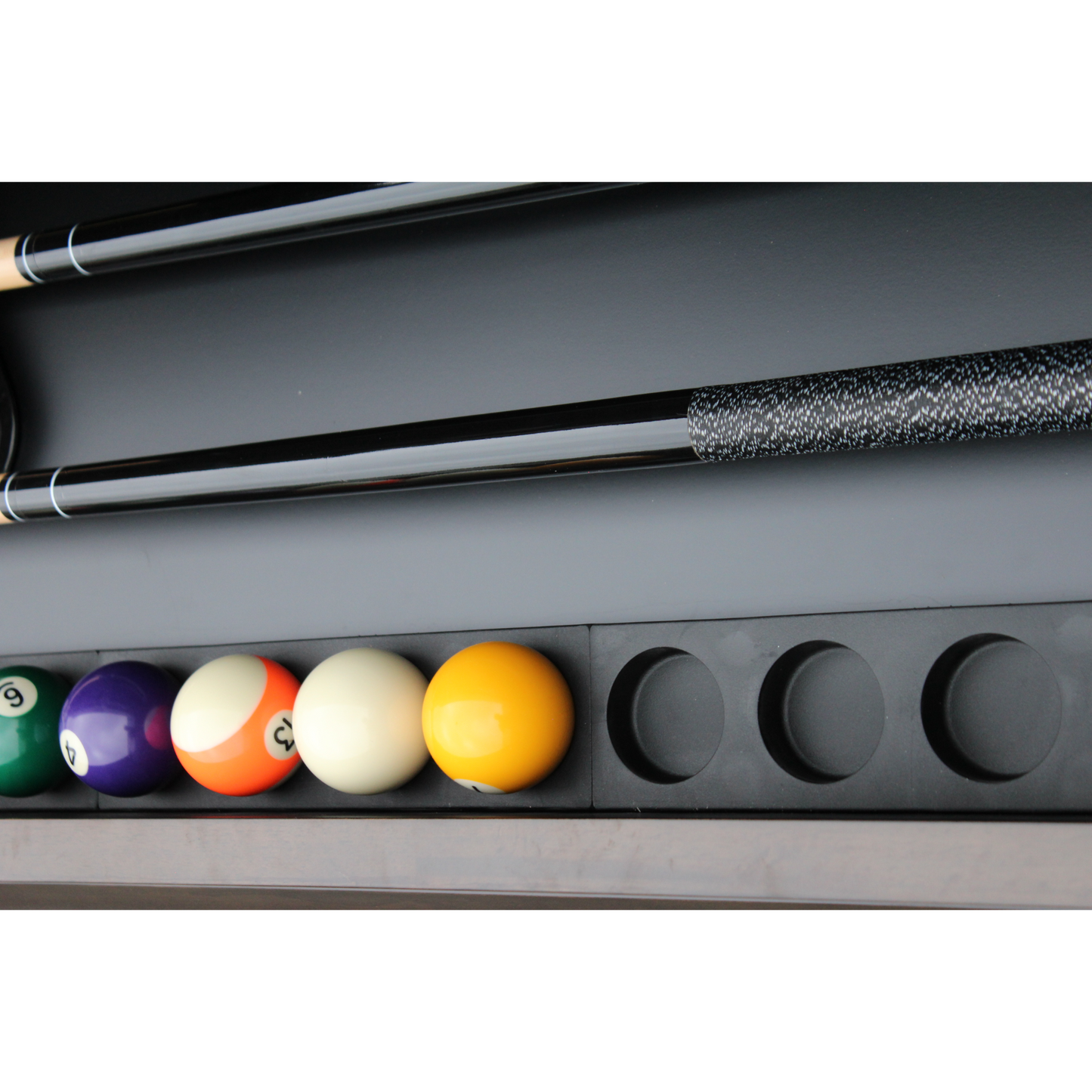 Elias 8' Pool Table with Drawer Plank & Hide (87009-GRG)