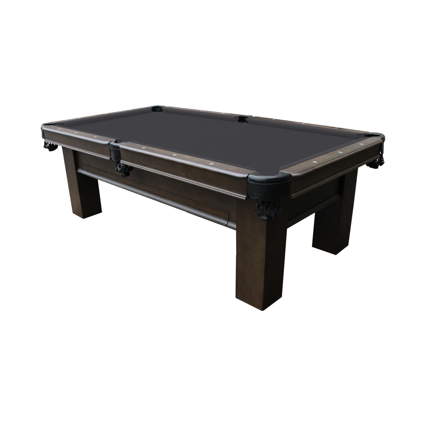 Elias 8' Pool Table with Drawer Plank & Hide (87009-GRG)