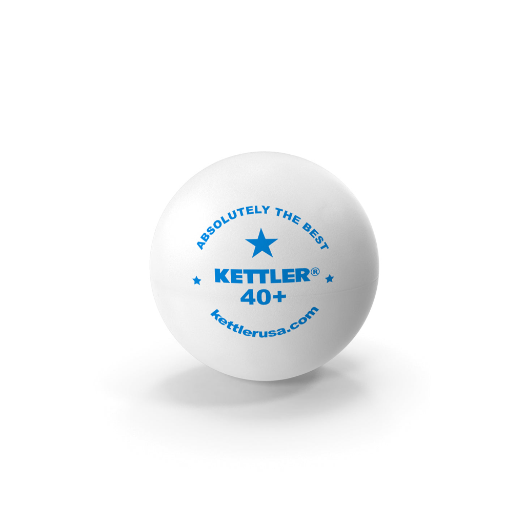 1-Star Table Tennis Balls 6-Pack by KETTLER 7221-100