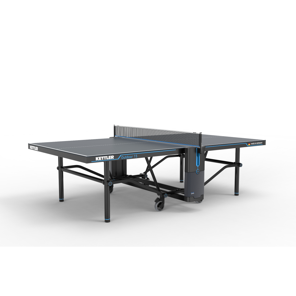 KETTLER Outdoor 15 Table Tennis Table BUNDLE 7198-000K2