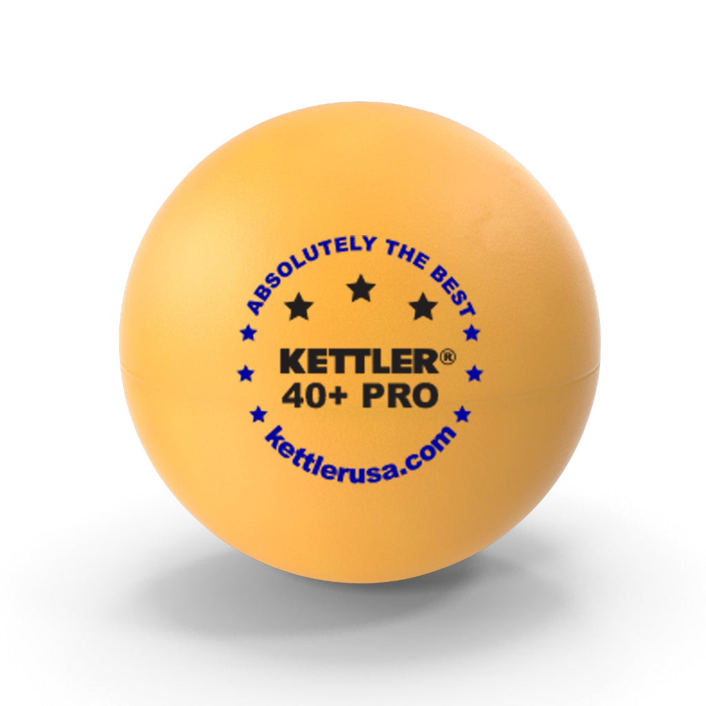 3-Star Table Tennis Balls 6-Pack by KETTLER 7223-100