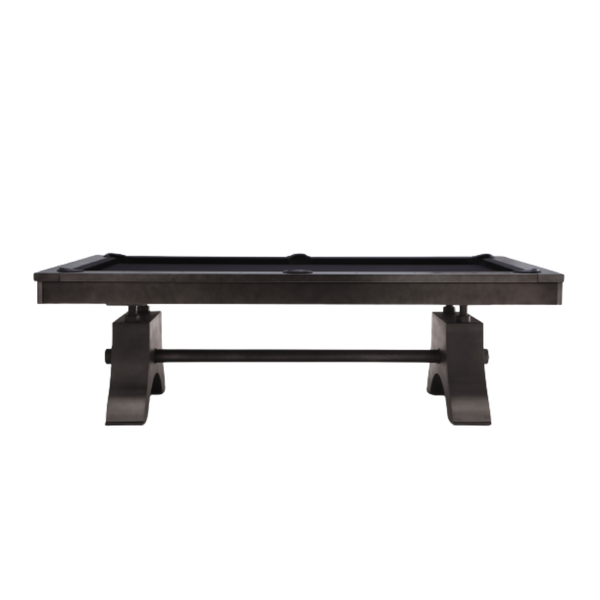 Jaxx 8' Pool Table Gun Metal Grey Plank & Hide 28048-GUN