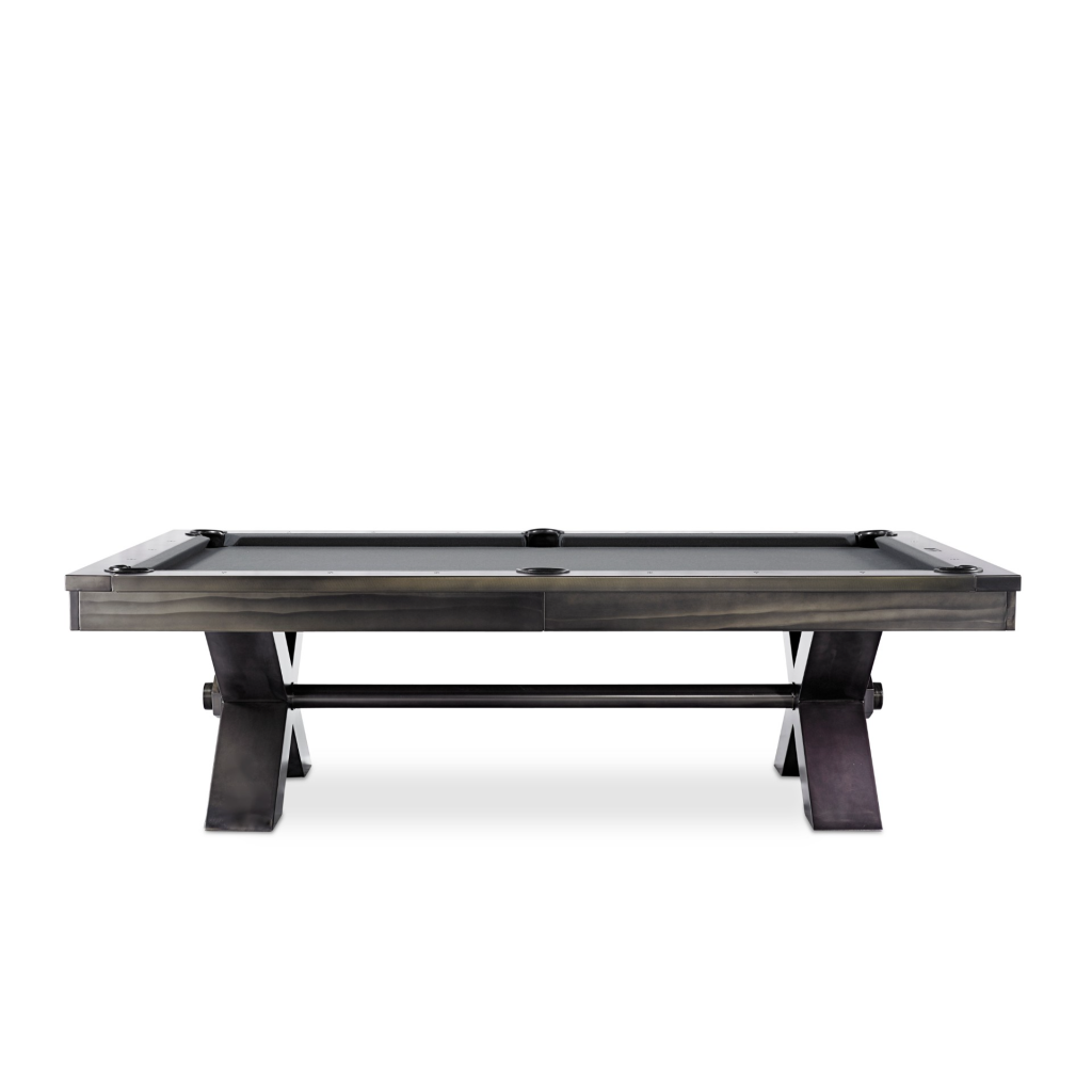 Vox Steel Pool Table Gun Metal Grey Plank & Hide 28000-GUN-VOX