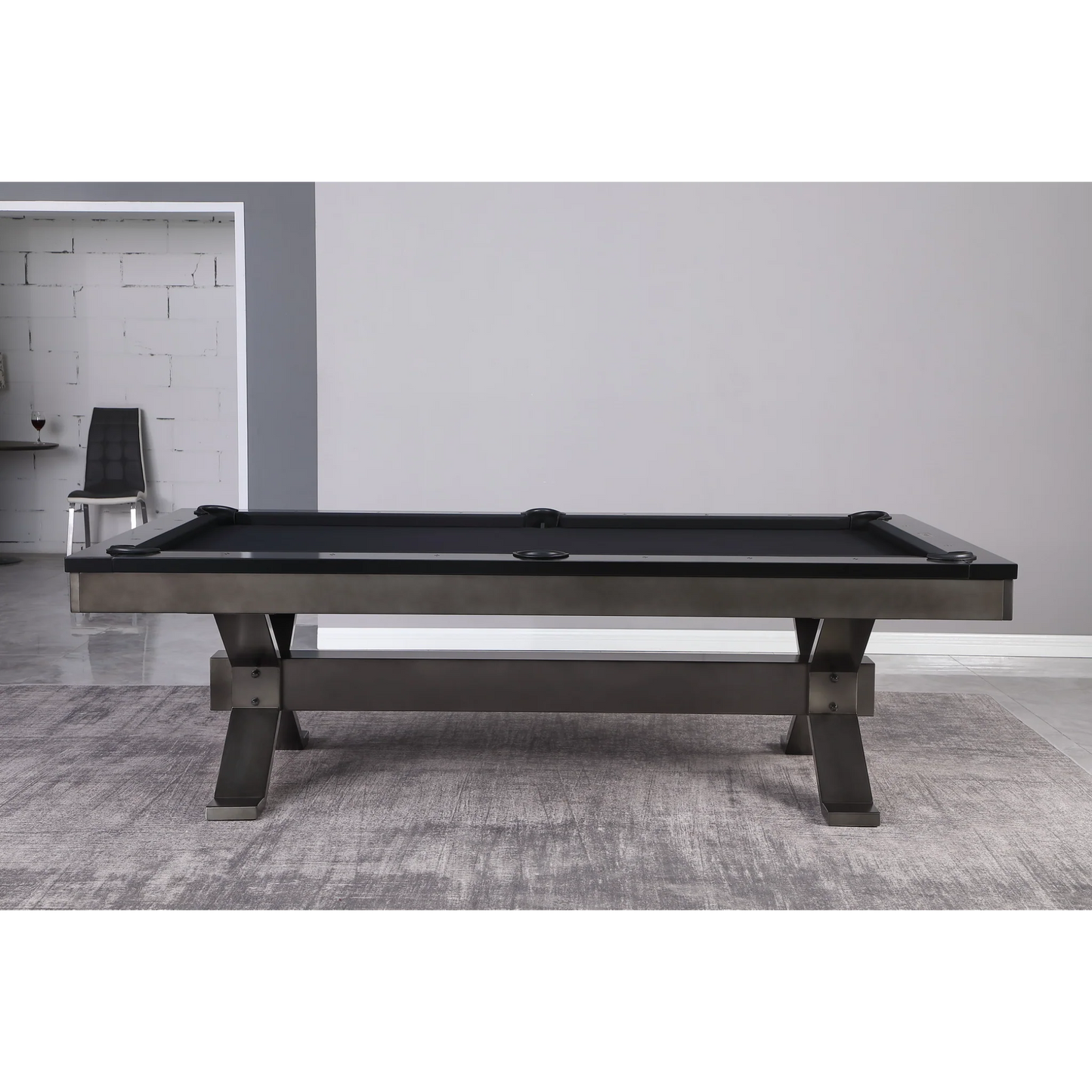 Axton Pool Table Plank & Hide 28068-GUN-BLA-AX