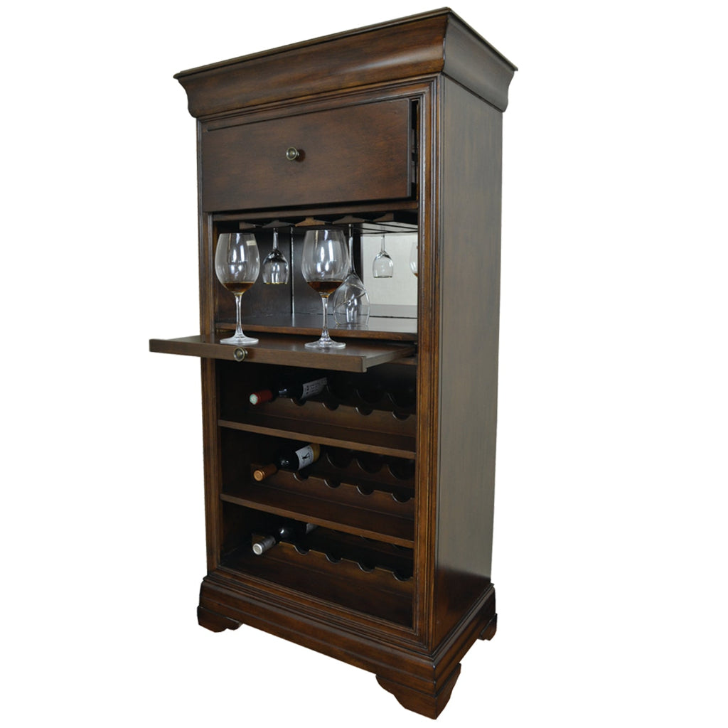 Bar Cabinet with Wine Rack RAM Game Room BRCB2