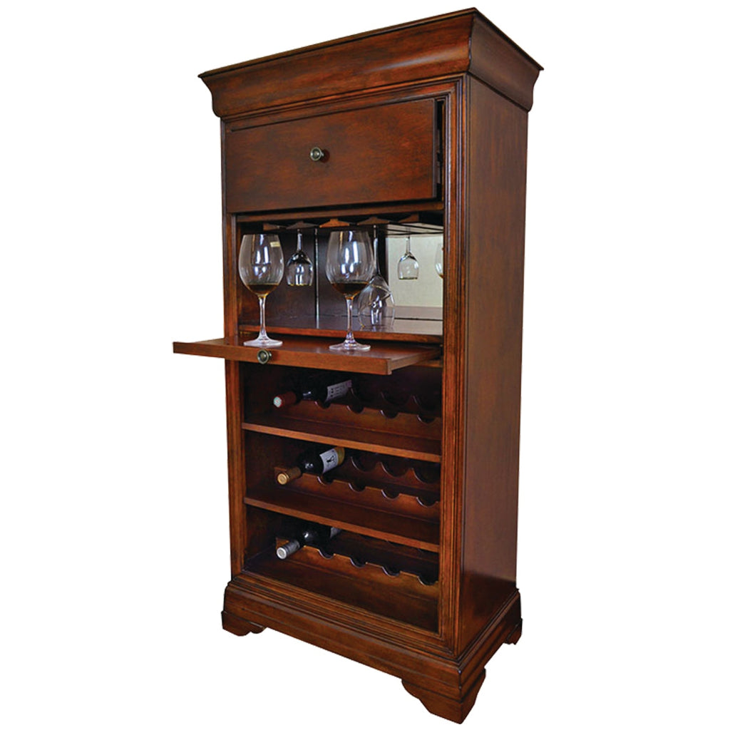 Bar Cabinet with Wine Rack RAM Game Room BRCB2