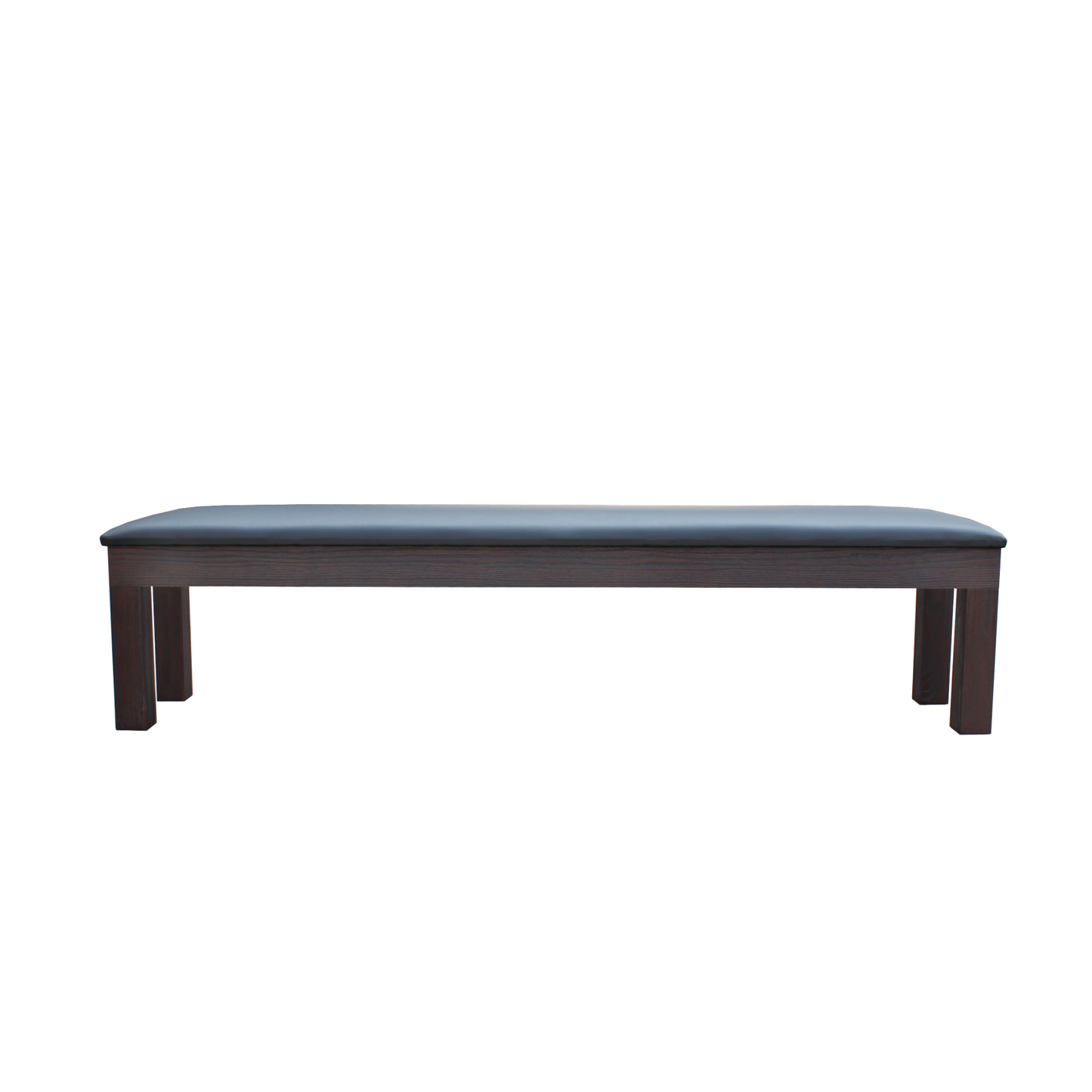 Otis Smokehouse Dining Bench with Storage Plank & Hide 87014-SMK