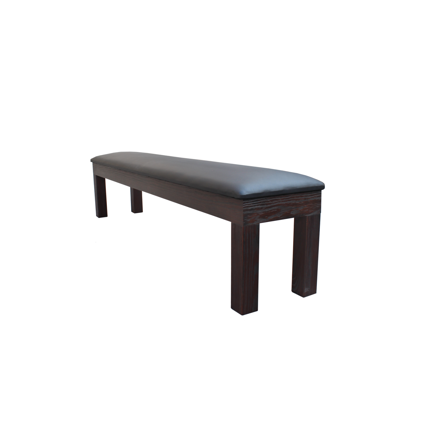 Otis Smokehouse Dining Bench with Storage Plank & Hide 87014-SMK