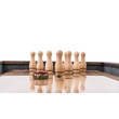 Shuffleboard Bowling Pin Set  Plank & Hide 87048