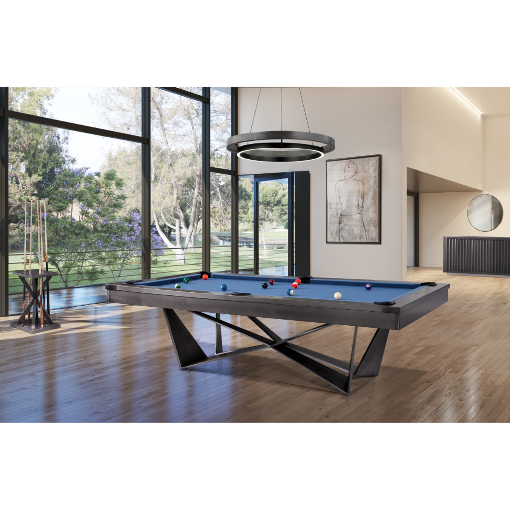 Essex 8' Pool Table Plank & Hide 28066-GUN