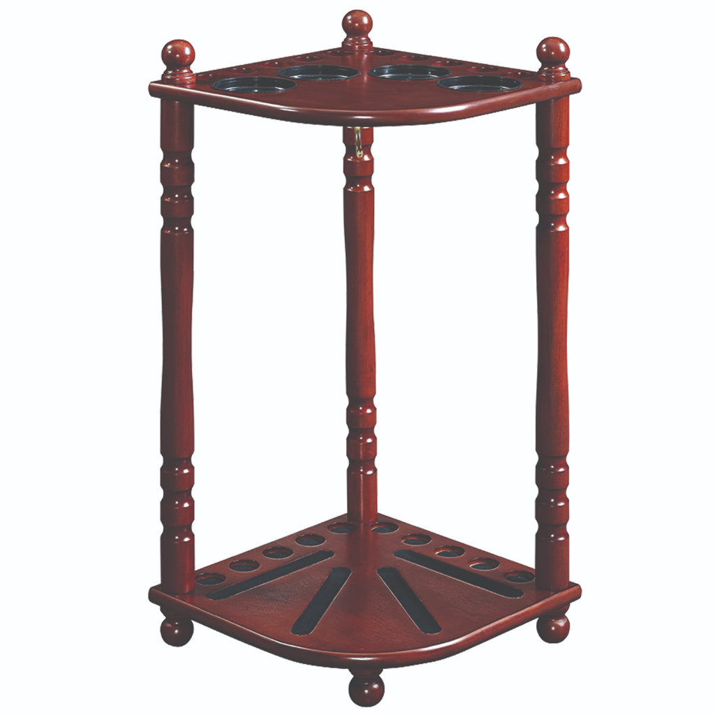 Wood Spindle Floor Cue Rack RAM Game Room FCR