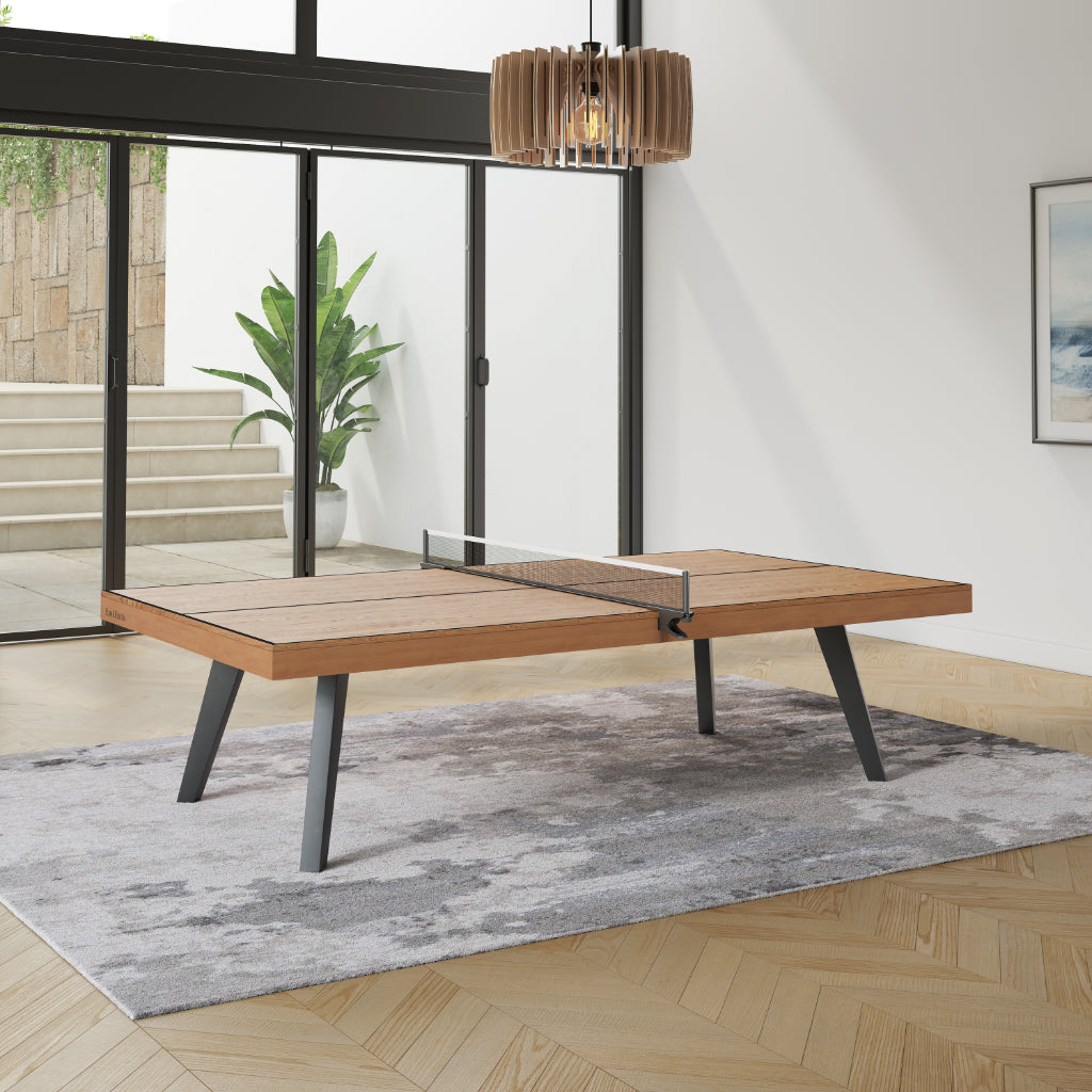 Harper Ping Pong Table with Drawers Plank & Hide 87003