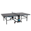 Kettler Berlin Pro table tennis table with a paddle on a white background