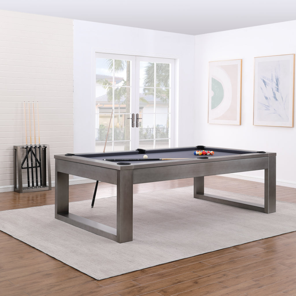 Lexa 8' Pool Table Plank & Hide 28072-GUN
