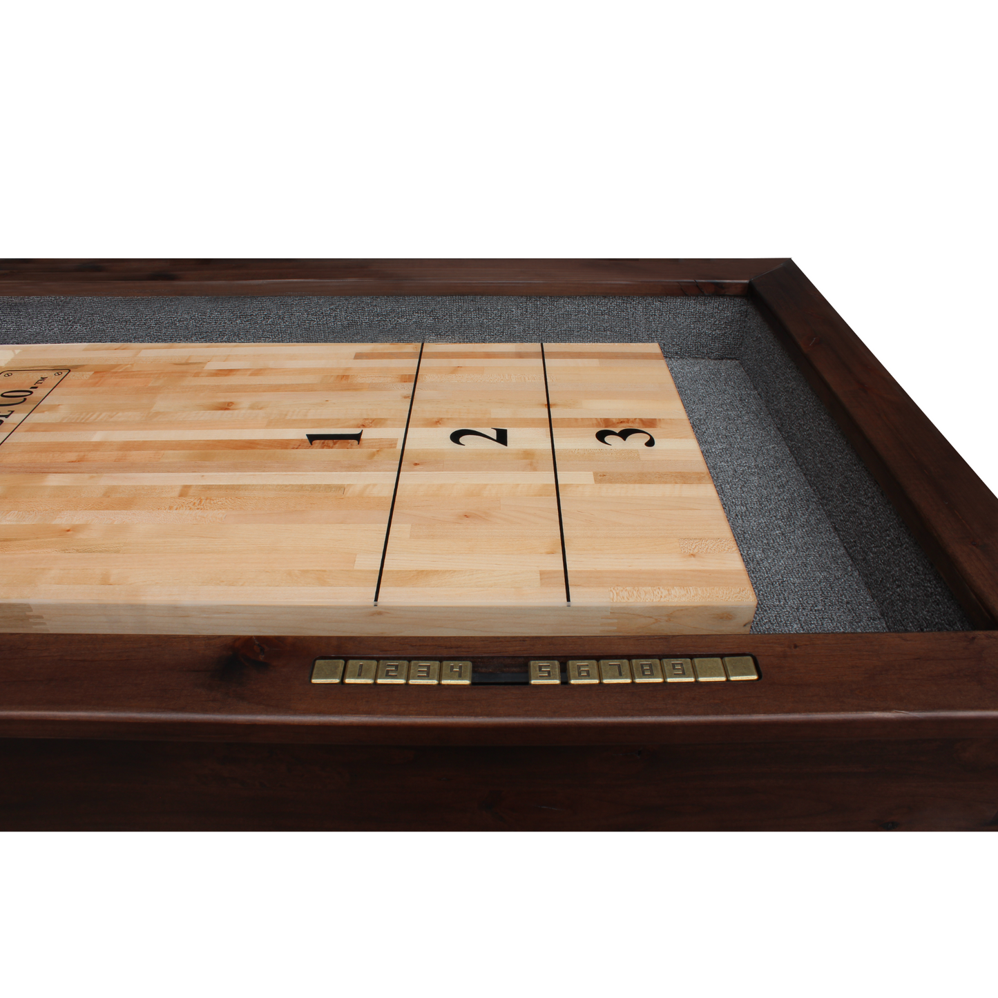 Lucas Shuffleboard Table Plank & Hide (87504)