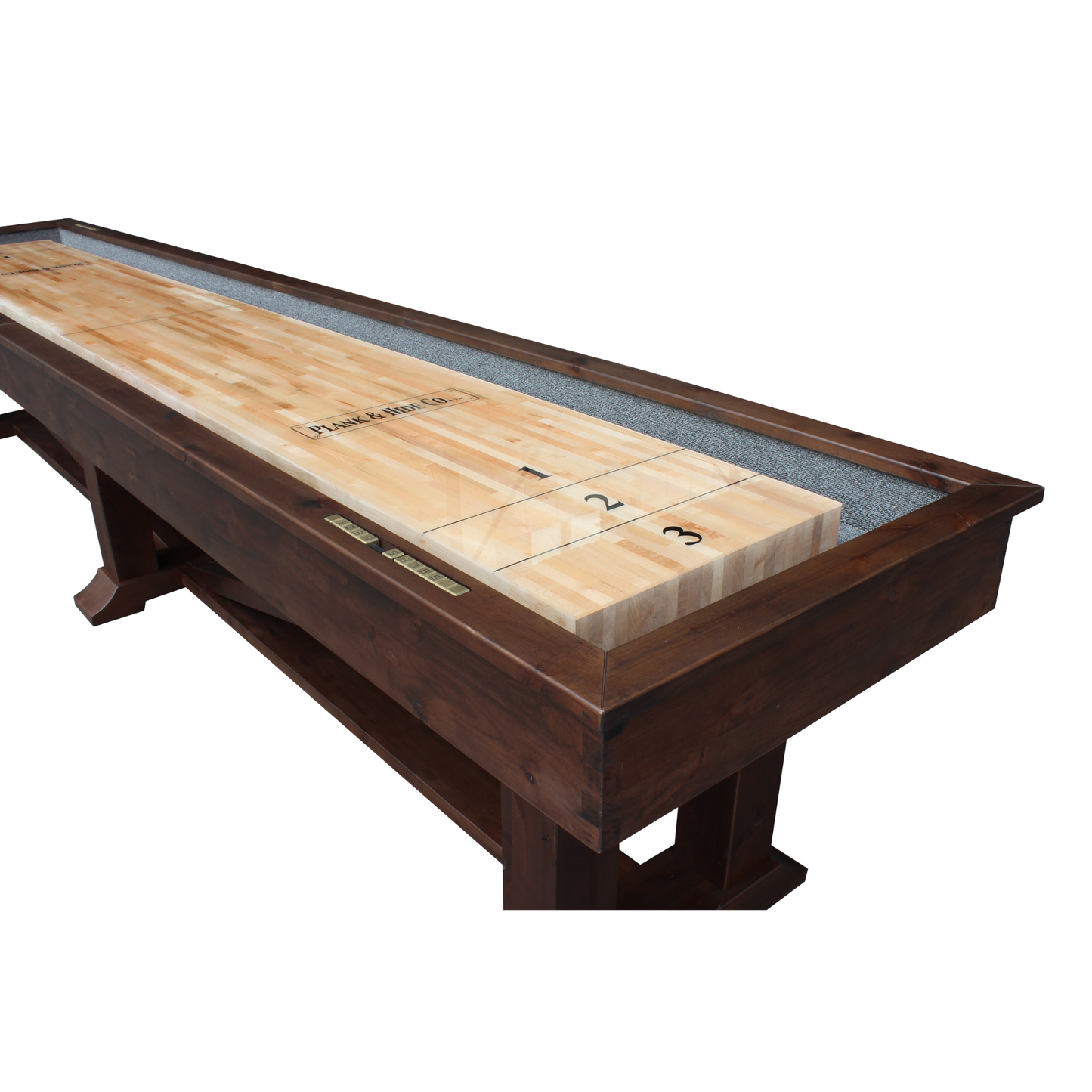 Lucas Shuffleboard Table Plank & Hide (87504)