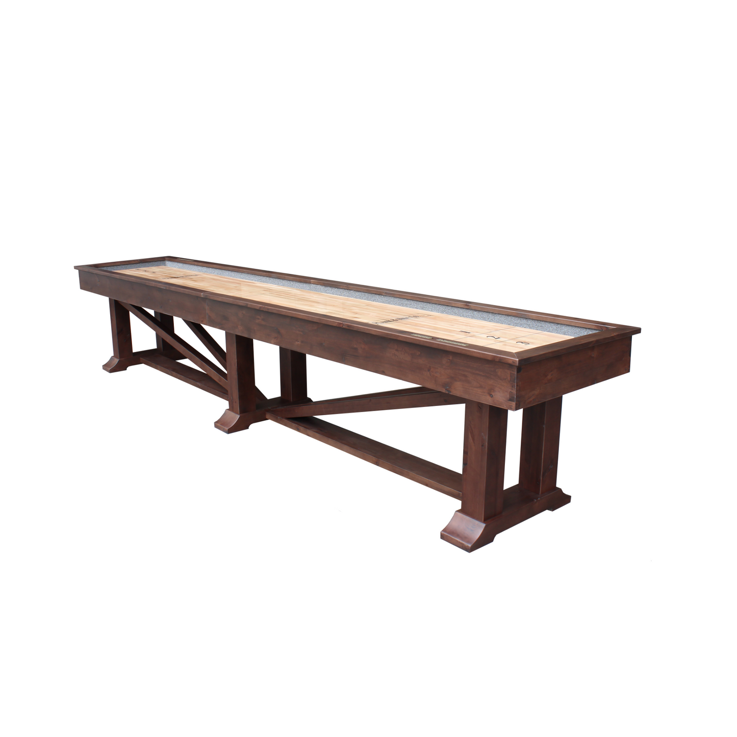 Lucas Shuffleboard Table Plank & Hide (87504)