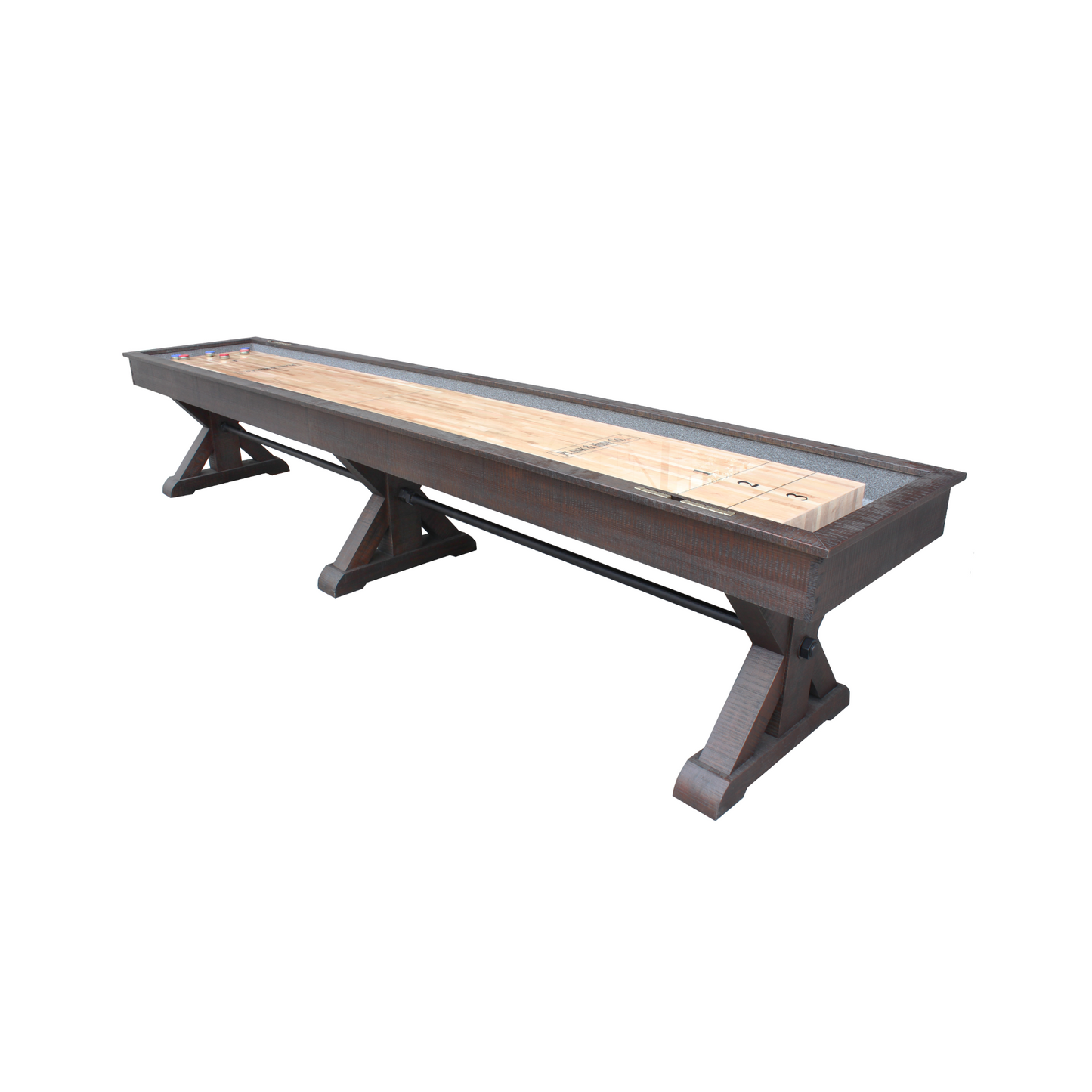 Otis Shuffleboard Table Plank & Hide (87508)