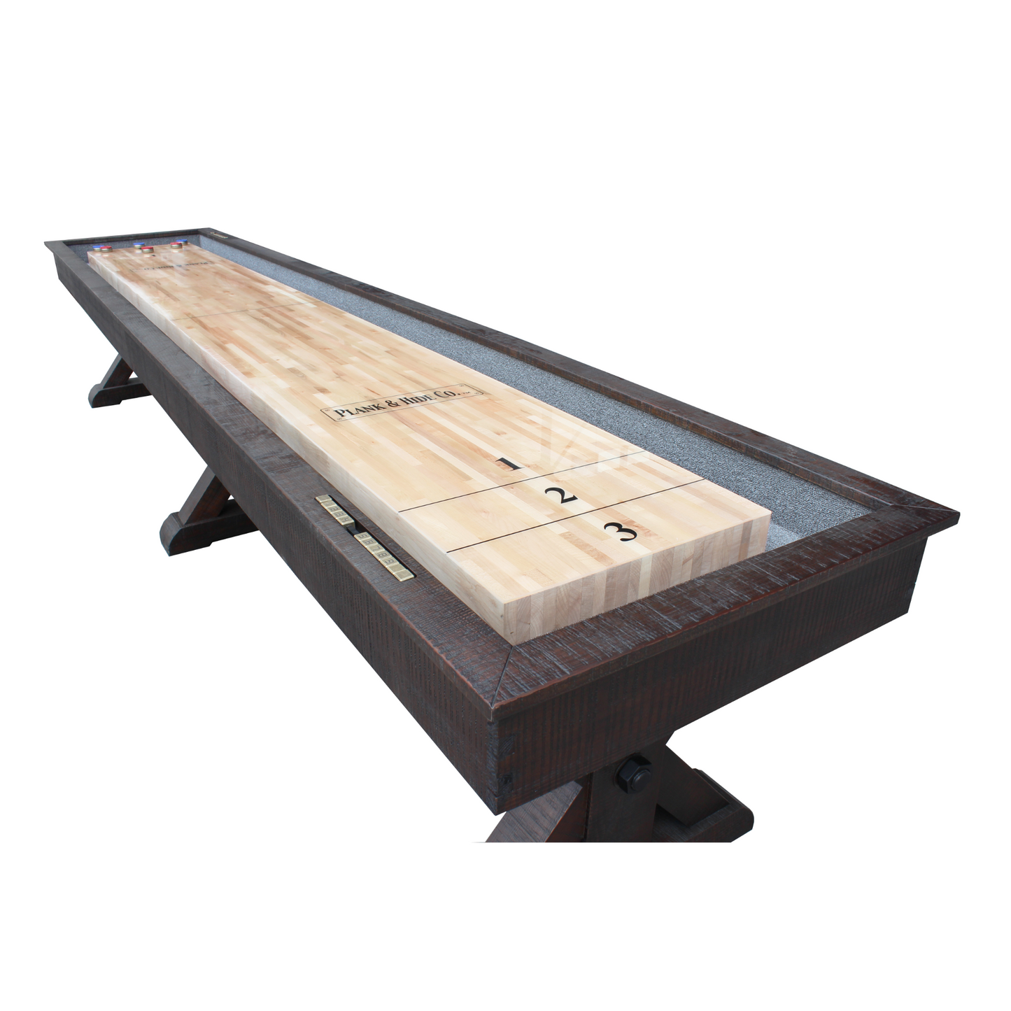 Otis Shuffleboard Table Plank & Hide (87508)