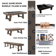 Isaac Game Room Bundle Plank and Hide DHGR-87-005-013-502